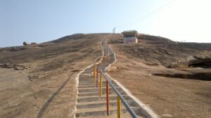 Steps leading to the top of Mandaragiri hill