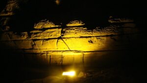 Wall Lighting inside the cave