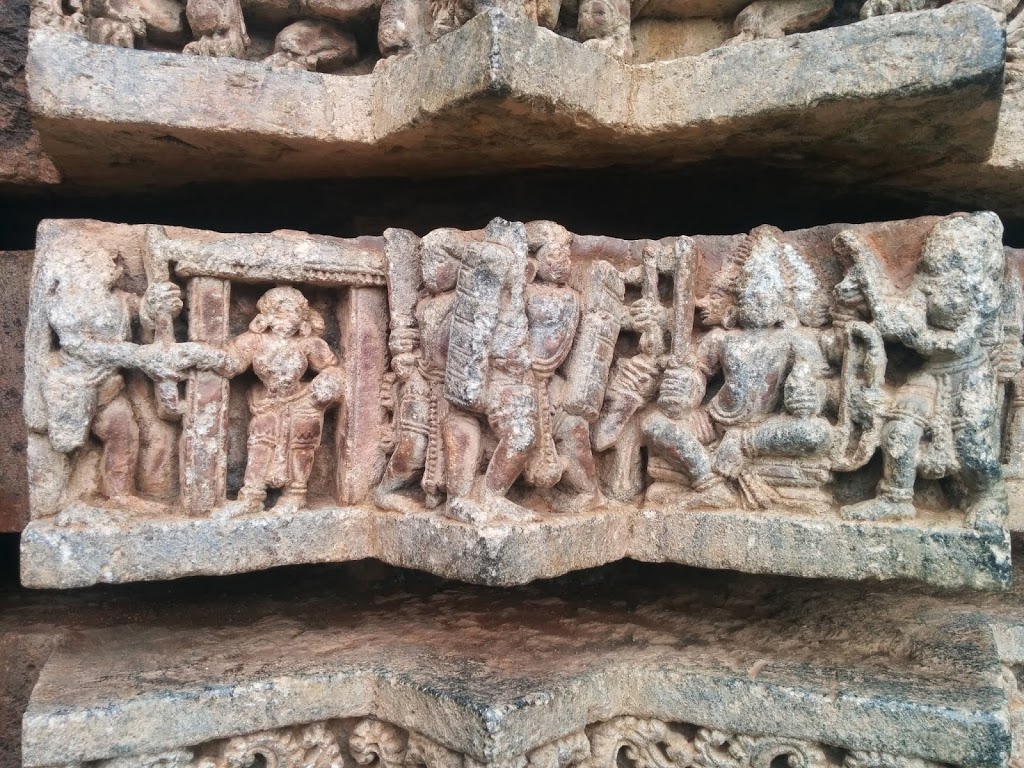 Carvings on the wall