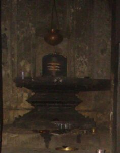 Shivalinga inside temple