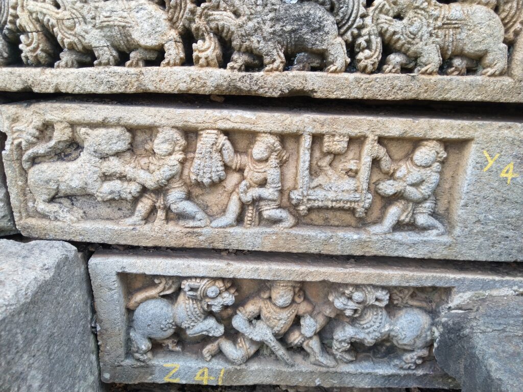 Hoysala killing the lion probably