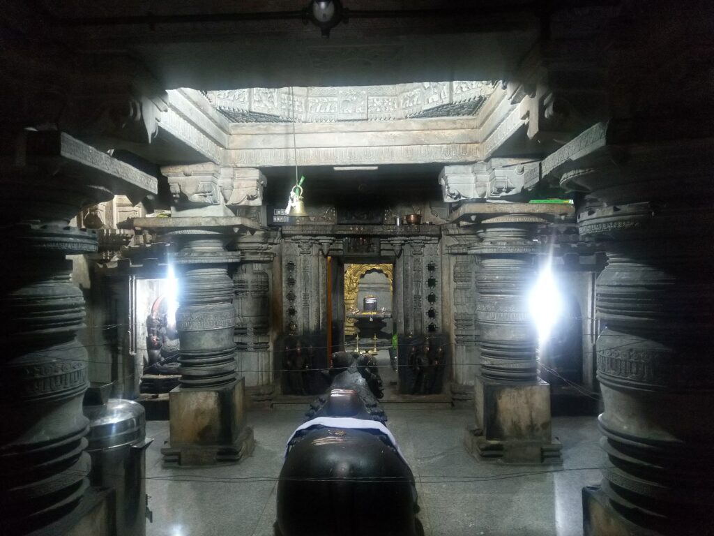 Inside the Machalaghatta Malleshwara temple