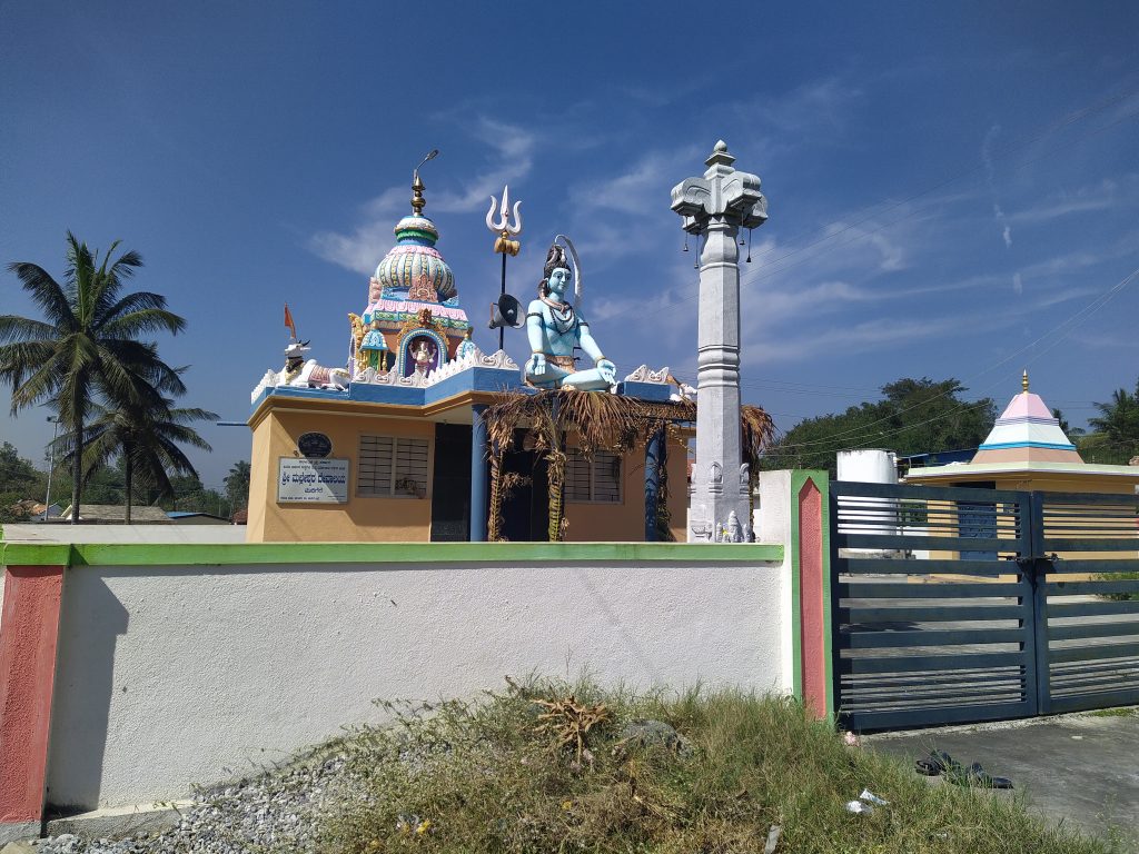 Renovated Eshwara temple at Mudigere